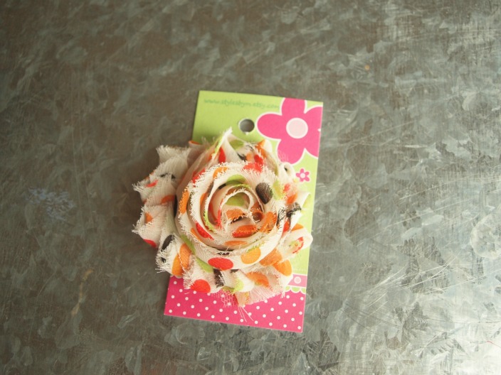 Shabby Flower Hair Clip Over 50 Colors To Choose From