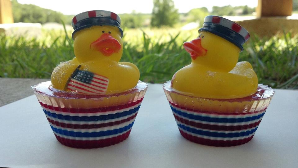4th Of July Ducky Bath Time Soap